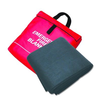 SRWS97453 image(0) - Sellstrom - SoftShield- Carbon Fiber Felt High Temp Emergency Fire Blanket w/ Carrying Pouch