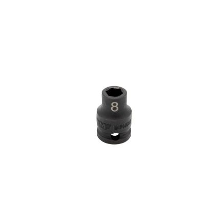 VIMIMPM608 image(0) - VIM 8MM X 3/8'' DR. CR-MO IMPACT SOCKET - SHALLOW