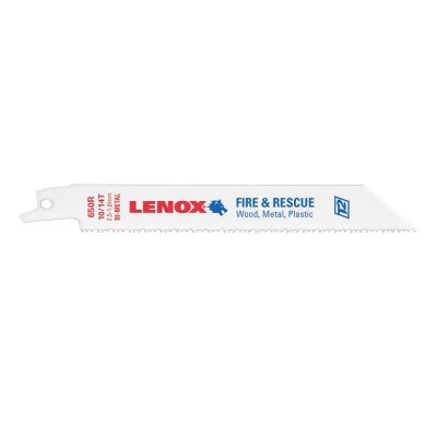 LEX20592 image(0) - Lenox Tools Reciprocating Saw Blades, 650R, Bi-Metal, 6 in. Lo