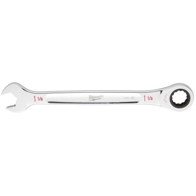MLW45-96-9236 image(0) - Milwaukee Tool 1-1/8" Ratcheting Combination Wrench