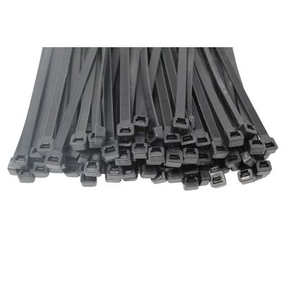 KTI78145-3 image(0) - K Tool International 3-PACK Cable Zip Tie Tie 14 in. Black 100/bag 120 lb. Tensile