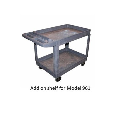 INT963 image(0) - American Forge & Foundry AFF - Shop Cart Shelf Add On Tray - 30" x 16" - Polypropylene - For AFF Model 961 Cart