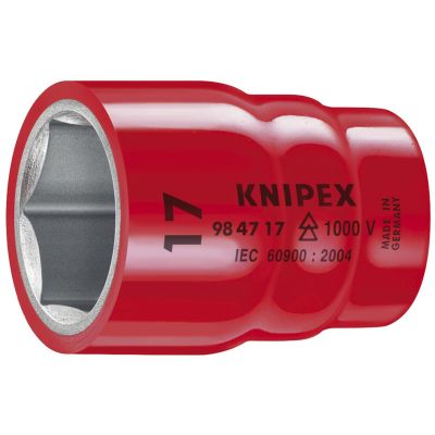 KNP984719 image(0) - KNIPEX HEX SOCKET, 1/2IN-1,000V INSLTD 19 MM