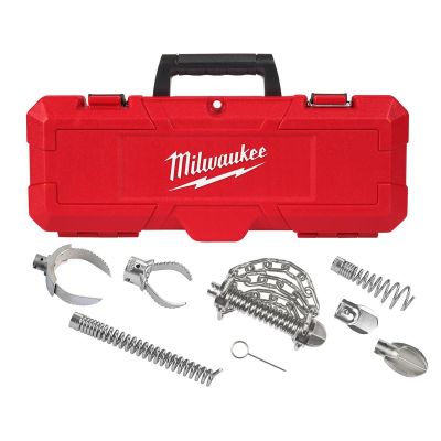 MLW48-53-3839 image(0) - Milwaukee Tool 2" - 4" Head Attachment Kit for Milwaukee® 7/8" Sectional Cable
