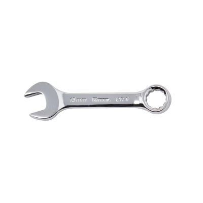 KTI41715 image(0) - K Tool International Wrench Combination 15 deg 15mm Short