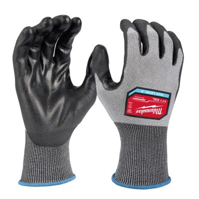 MLW48-73-8724B image(0) - Milwaukee Tool 12 Pair Cut Level 2 High Dexterity Polyurethane Dipped Gloves - XXL