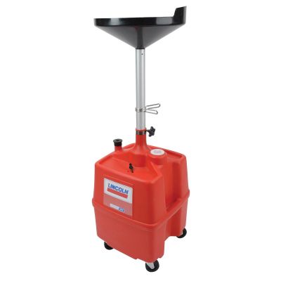 LIN3518 image(0) - Lincoln Lubrication Portable Plastic Fluid Waste Dra with 40"-77" Adjustable Funnel