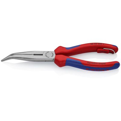 KNP2622200TBKA image(0) - KNIPEX ANGLED LONG NOSE PLIERS W/ CUTTER