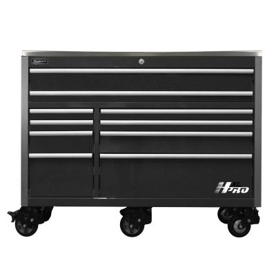 HOMHX04060111 image(0) - 60 in. HXL 10-Drawer Roller Cabinet - Black