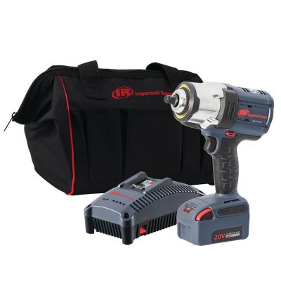 IRTW7152-K12 image(0) - Ingersoll Rand 20V High-torque 1/2" Cordless Impact Wrench Kit, 1500 ft-lbs Nut-busting Torque, 1 Battery and Charger