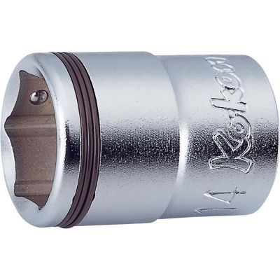 KKN3450M-22 image(0) - Ko-ken USA 3/8 Sq. Dr. Socket  22mm Nut Grip Length 29mm