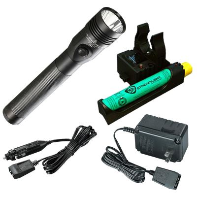 STL75458 image(0) - Streamlight Stinger DS LED HL High Lumen Rechargeable Flashlight with Dual Switches - Black