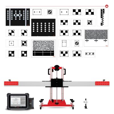 AULLDW20T image(0) - Autel ADAS LDW 2.0 T : LDW Calibration Pk incl Stand, Frame, MS909, Targets, Patterns and ADAS Software