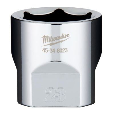 MLW45-34-8023 image(0) - Milwaukee Tool 3/8" Drive 23mm Socket