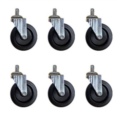 LDS1010865 image(0) - LDS (ShopSol) 3” Push-in Type Casters for ShopSol; Set of 6; Replacement