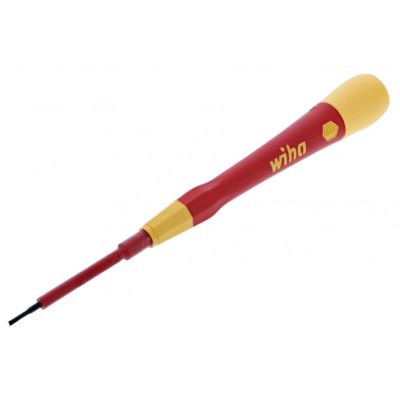 WIH32000 image(0) - Wiha Tools Insul. PicoFinish Precision Slotted Screwdriver 1.5x40mm