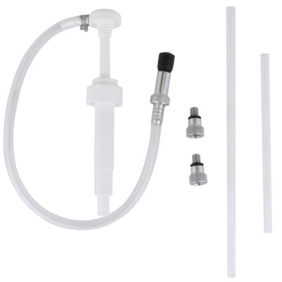 MILZE1022 image(0) - Hand Pump for Quart Bottles with Plastic Hands-Free Adapter (28mm neck)