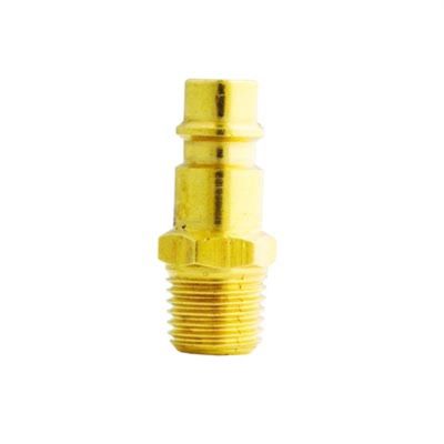 MIL762 image(0) - Milton Industries HI-Flo V-Style 3/8" MNPT Brass Plug