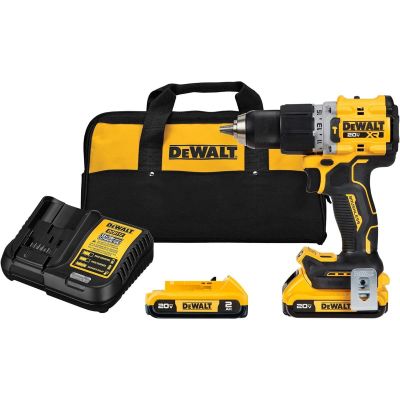 DWTDCD805D2 image(0) - DeWalt 20V MAX* XR® Brushless Cordless 1/2 in. Hammer Drill/Driver Kit