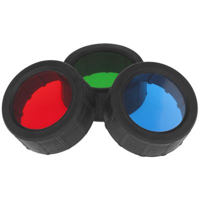 BAY300-FILTER image(0) - Bayco TAC Light Filter Set Red, Green, Blue