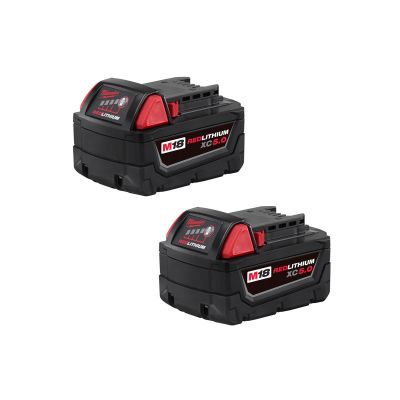 MLW48-11-1852 image(0) - 2-PK OF M18 BATTERY REDLITH XC5 EXT CAP