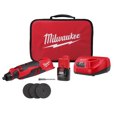 MLW2525-21 image(0) - Milwaukee Tool M12 Brushless Rotary Tool Kit