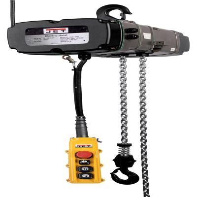 JET144010 image(0) - 3-Ton Two Speed Electric Chain Hoist 3-Phase 10' Lift | TS300-460-010