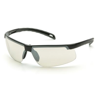 PYRSB8680D image(0) - Pyramex Pyramex Safety - Black Frame/Ice Blue Mirror Lens  , Sold 12/BOX