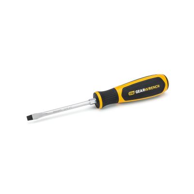 KDT80013H image(0) - GearWrench 1/4" x 4" Slotted Dual Material Screwdriver