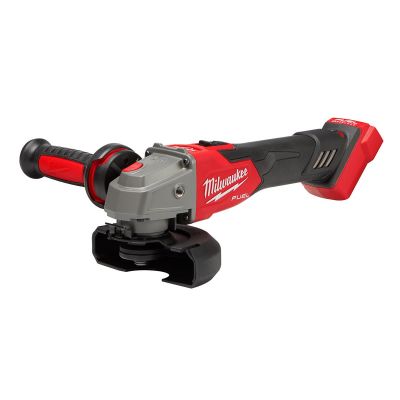 MLW2889-20 image(0) - Milwaukee Tool M18 FUEL 4-1/2" / 5" Variable Speed Braking Grinder, Slide Switch Lock-On