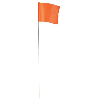 MLW78-002 image(0) - Milwaukee Tool 2.5 in. x 3.5 in. Glo Orange Flag Stakes