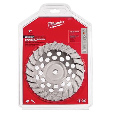 MLW49-93-7795 image(0) - Milwaukee Tool 7" Diamond Cup Wheel Segmented-turbo