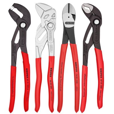 KNP9K0080136US image(0) - KNIPEX 4 Pc. Automotive Set