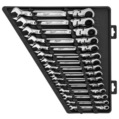 MLW48-22-9513 image(0) - Milwaukee Tool Flex Head Wrench Set