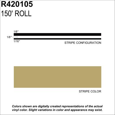 SHR420105 image(0) - MS, 5/16" X 150'; Light Gold Metallic