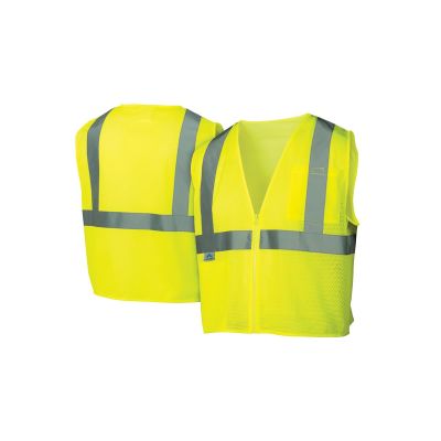 PYRRVZ2110X5 image(0) - Pyramex Pyramex Safety - Safety Vest - Hi-Vis Lime - Size 3X Large