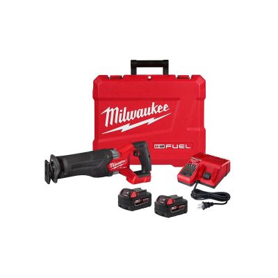 MLW2821-22 image(0) - Milwaukee Tool M18 FUEL SAWZALL Reciprocating Saw - 2 Battery XC5.0 Kit
