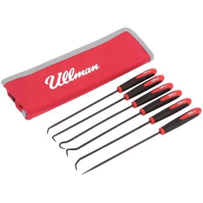 ULLCHP6-LP image(0) - Ullman Devices Corp. Six Piece 9-3/4" Long Hook & Pick Set