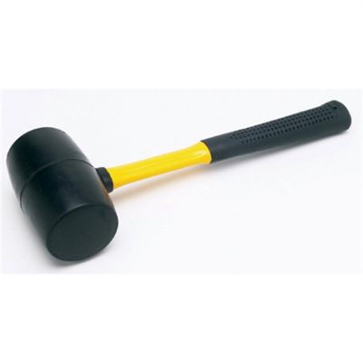 WLMM7132 image(0) - Wilmar Corp. / Performance Tool 32OZ RUBBER HAMMER W/ FIBREGLASS HANDLE