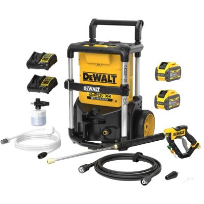 DWTDCPW1600Y2 image(0) - DeWalt  2X20V 1600 Psi Pressure Washer Kit