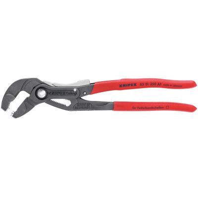 KNP8551250AF image(0) - KNIPEX 10 inch Hose Clamp Pliers w/ Locking Device
