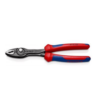 KNP82-02-200 image(0) - KNIPEX TwinGrip Slip Joint Pliers