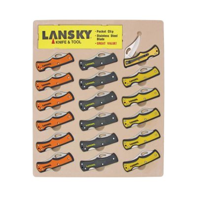 LANLKN045 image(0) - 18 PIECE SMALL LOCKBACK KNIFE DISPLAY