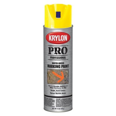 DUP7317 image(0) - Krylon Mark Paint Apwa Utility Yellow 15 oz.