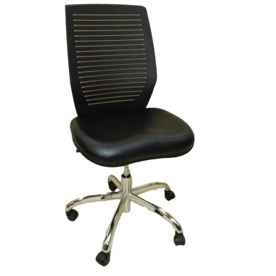 LDS1010533 image(0) - Dental Lab Chair, Plastic Back Black Seat