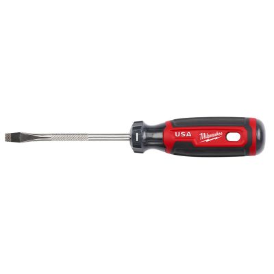 MLWMT206 image(0) - 1/4" Slotted 4" Cushion Grip Screwdriver (USA)