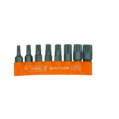 VIMIMPACT-8XZN image(0) - VIM 8pc. 5/16" Shank Triple Square Bit Set