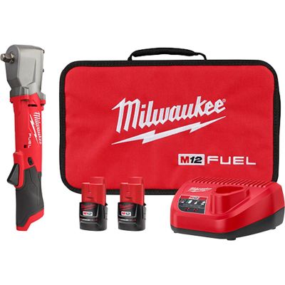MLW2565-22 image(0) - Milwaukee Tool M12 FUEL 1/2" Right Angle Imp Wrench Kit