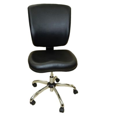LDS1010536 image(0) - LDS (ShopSol) Dental Lab Chair, Vinyl Back Black Seat