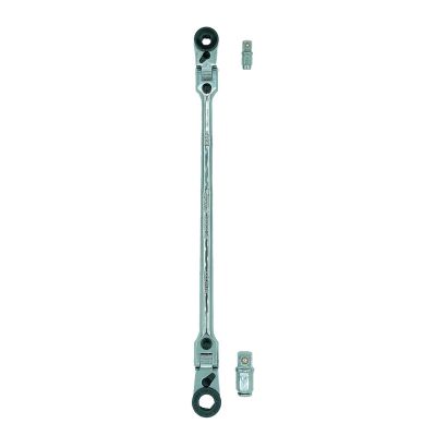 VIMHBR1046 image(0) - Dual Flex Head 1/4? & 3/8? Ratchet with Removable Drives